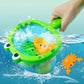 Filet de pêche en forme de grenouille avec jouets aquatiques