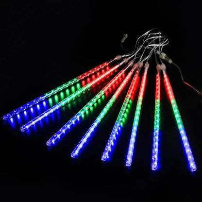 Séquence de lumières LED tombantes imitant la beauté des étoiles filantes