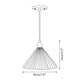 Lampe suspendue dans un salon moderne et épuré