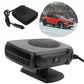 Chauffage de voiture compact avec grille céramique visible