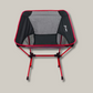 Vue latérale de la chaise montrant le soutien ergonomique