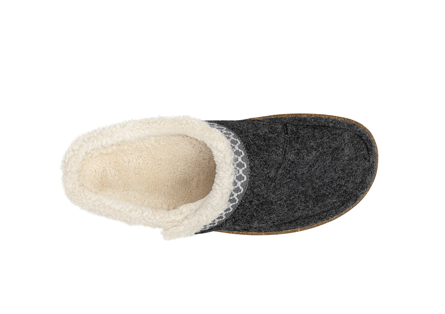 Zoom sur la doublure en fourrure synthétique douce et confortable
