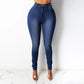 Jeggings noirs avec coupe slim et extensible