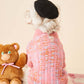 Motifs stylés sur le pull en fleece pour chien