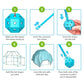 Jeu collaboratif entre enfants utilisant un kit de construction