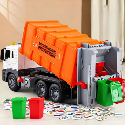 Camion de nettoyage en plastique robuste pour jeu extérieur
