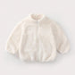 Détail du tissu en peluche doux et confortable