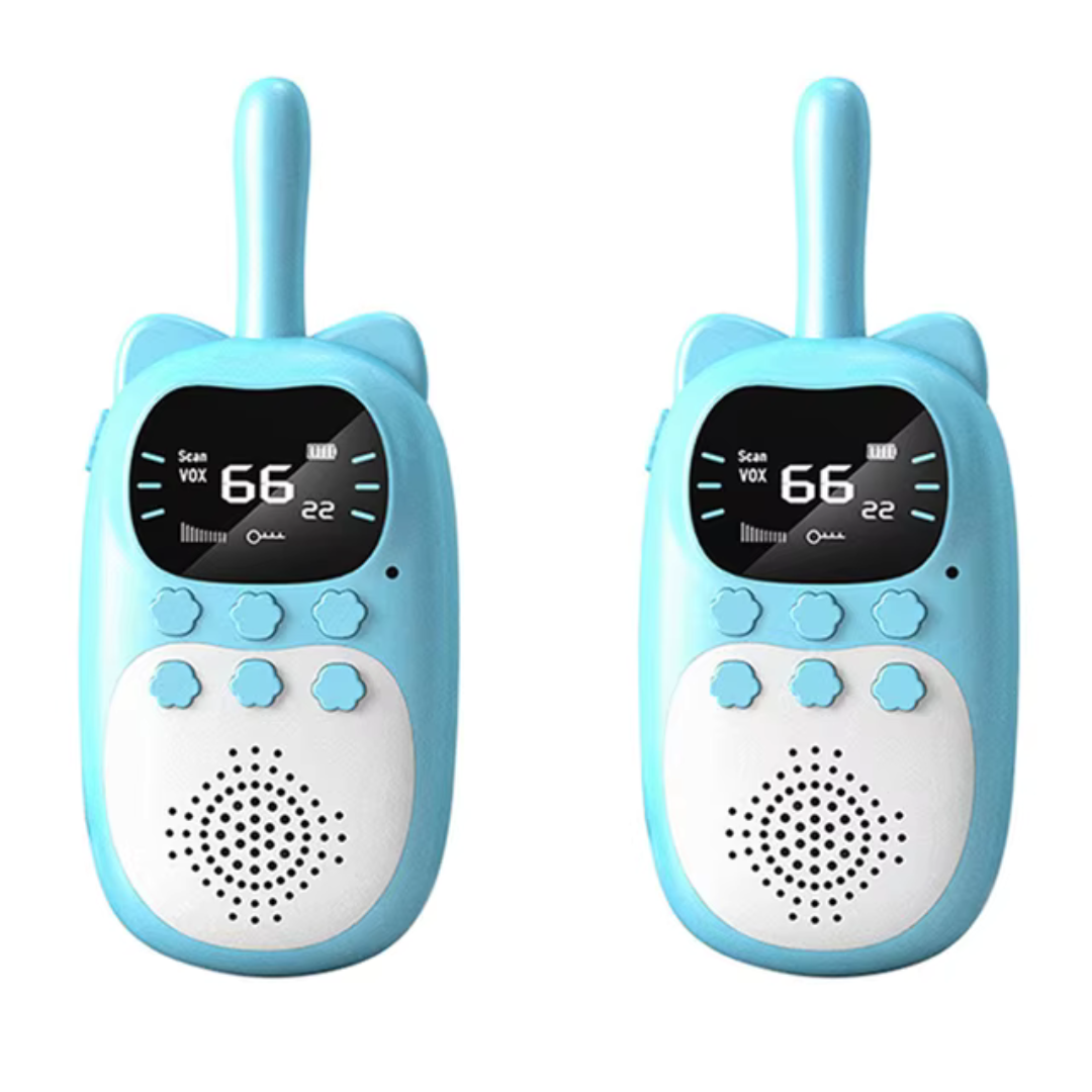 Ensemble de deux talkies-walkies avec antennes visibles