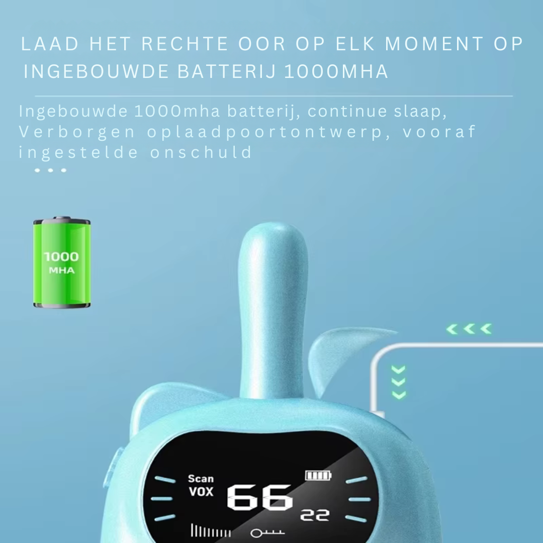 Gros plan sur l'écran et les boutons d'un talkie-walkie