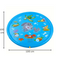 Tapis aquatique en PVC avec enfants s'amusant