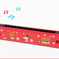 Détails des bords arrondis de l'harmonica enfant