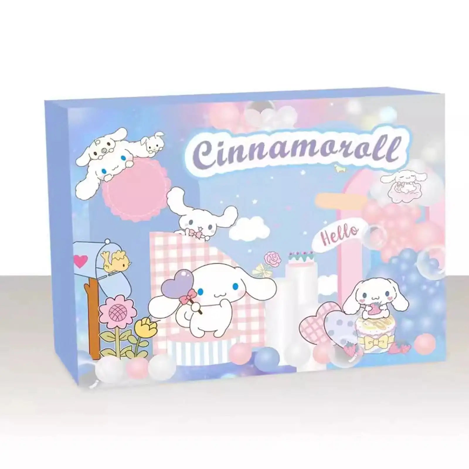 Calendrier de l'Avent avec figurines Cinnamoroll colorées
