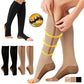 Chaussettes de compression en position debout, confort visible