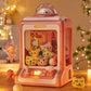 Enfant jouant avec la machine à pince lumineuse à la maison