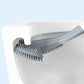 Vue rapprochée des poils en TPR durables de la brosse
