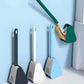 Illustration de la brosse nettoyant le bord de la cuvette