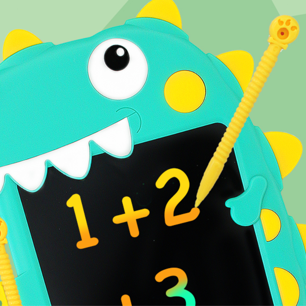 Tablette de dessin pour enfants avec thème dinosaure coloré
