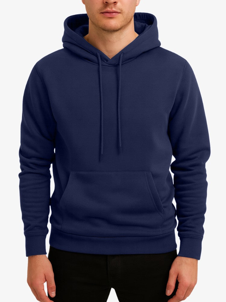 Hoodie avec bords-côtes aux poignets et au bas