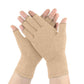 Vue latérale des gants montrant le soutien des articulations