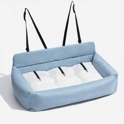 Lit de voiture pour chien, design spacieux et confortable
