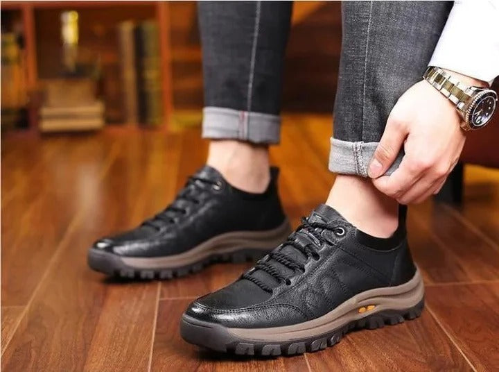 Chaussures respirantes pour hommes avec semelle en caoutchouc