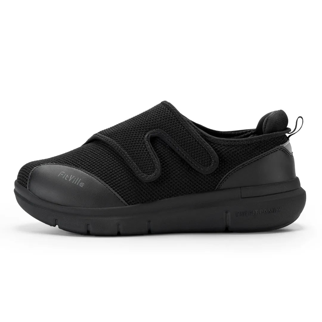Chaussures orthopédiques avec fermeture Velcro et maille respirante