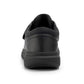 Vue de dessus des chaussures en cuir vegan