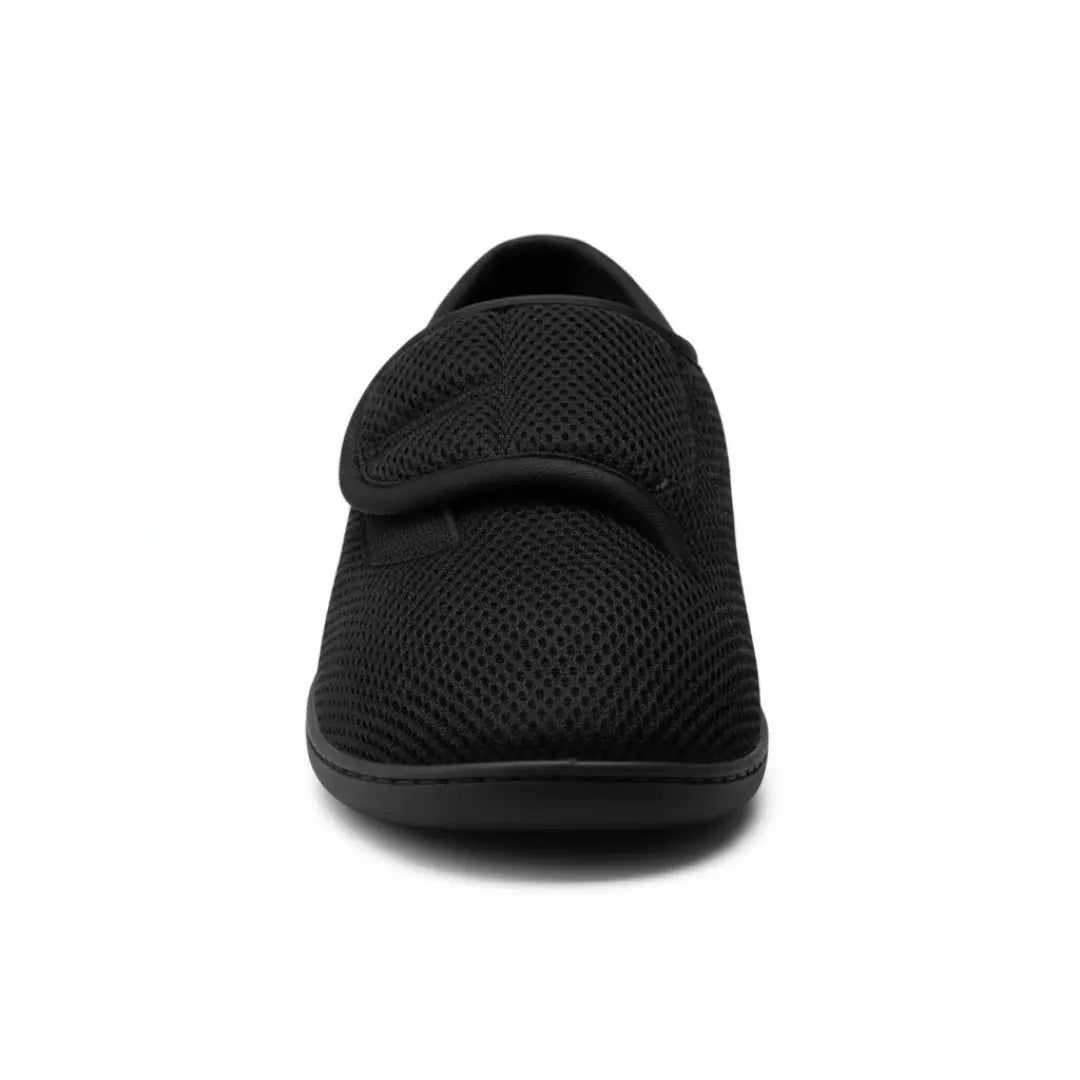 Vue latérale des mocassins légers avec doublure douce