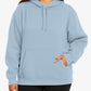 Sweat à capuche femme porté en extérieur