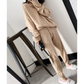 Pantalon jogging femme taille haute, coupe relaxée vue de face