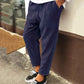 Pantalon ample en velours côtelé pour homme, vue de face