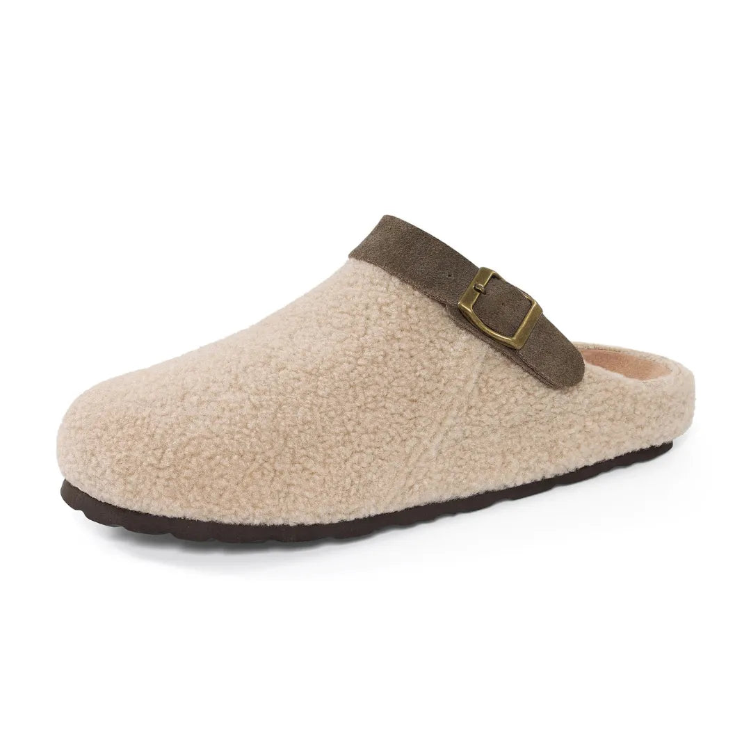 Vue arrière des chaussons montrant la semelle légère
