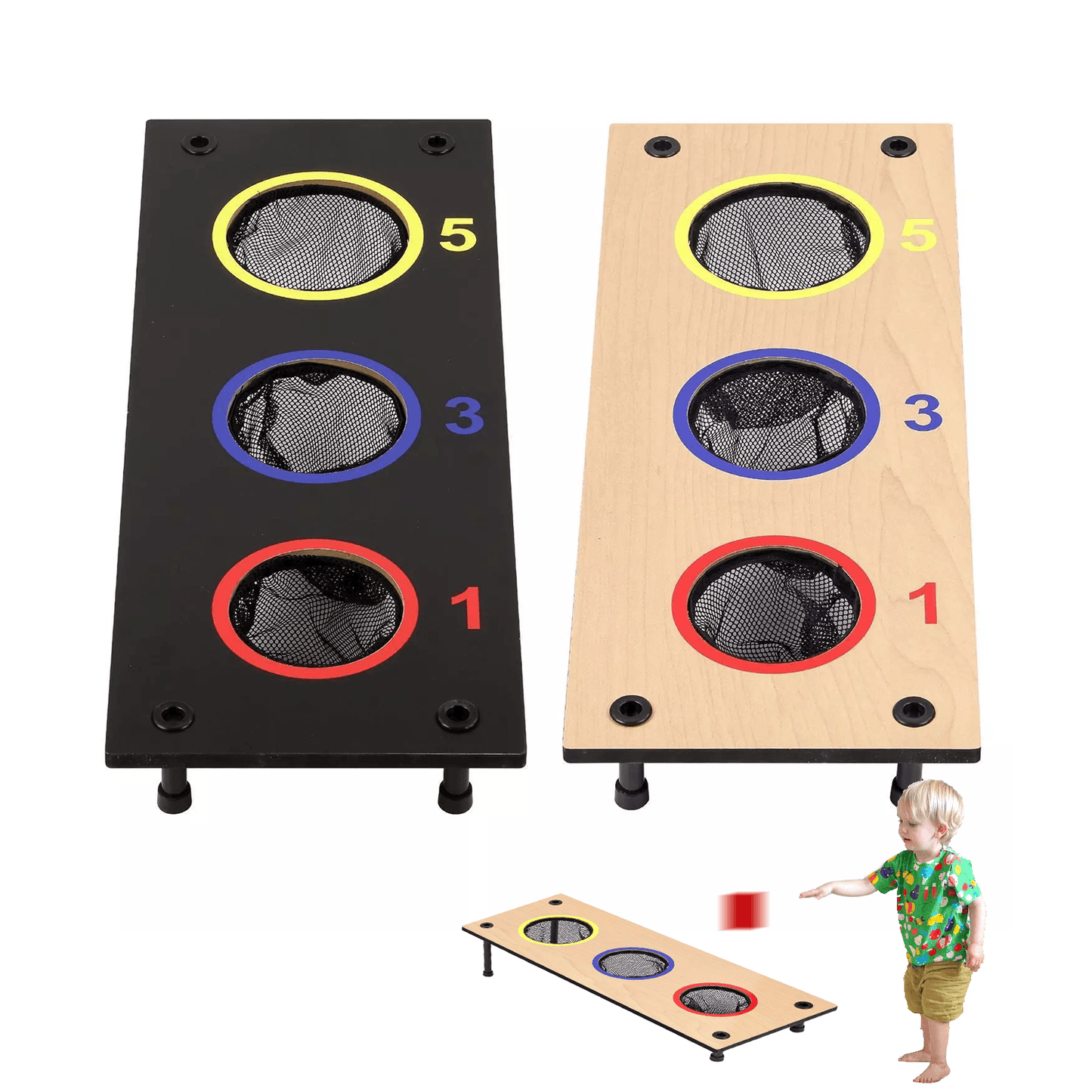 Ensemble de jeu portable prêt pour une fête en extérieur