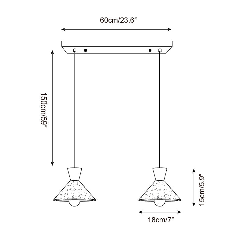 Gros plan sur le cône en bois massif
