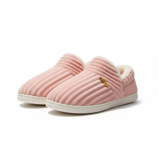 Chaussons avec doublure chaude pour journées fraîches