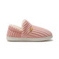 Chaussons en coton doux avec doublure en fausse fourrure