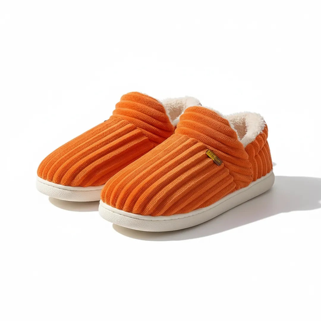 Chaussons confortables avec intérieur moelleux