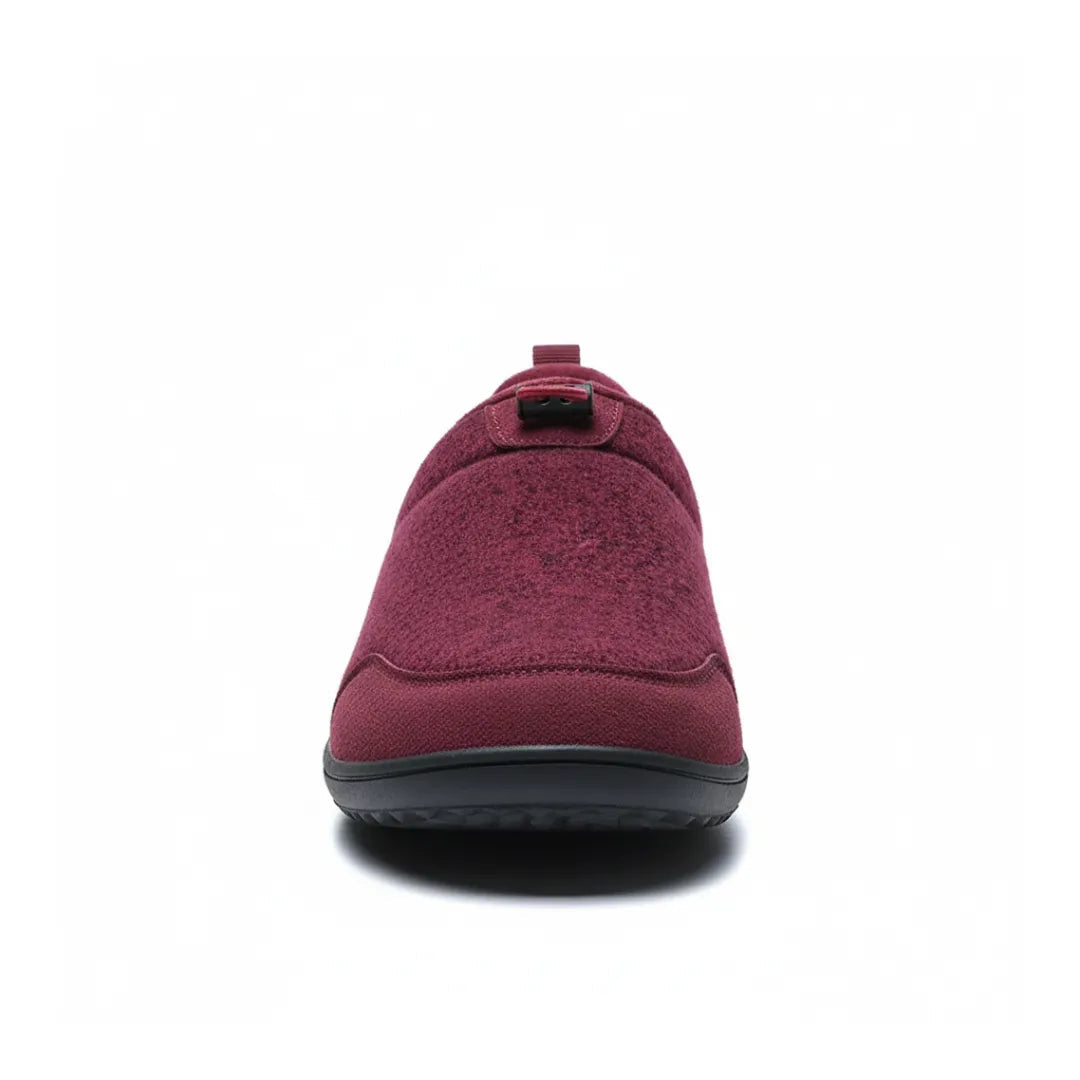 Doublure douce des chaussons en gros plan