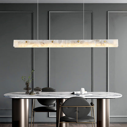Lampe suspendue LED moderne dans un intérieur épuré