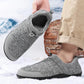 Détail de la semelle flexible des chaussons pour hommes