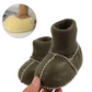 Intérieur chaud et confortable des chaussons bébé