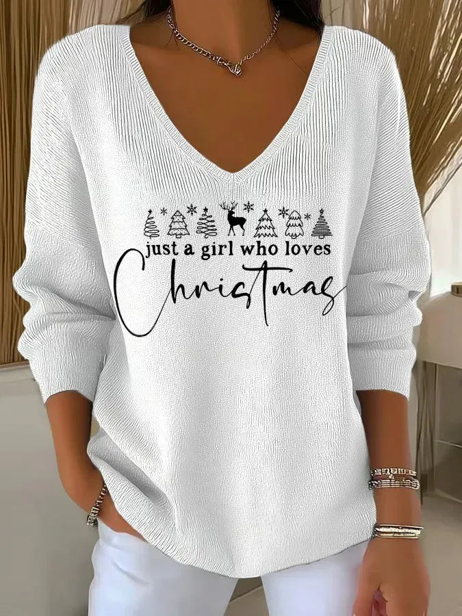 Pull de Noël avec motifs hivernaux et col montant