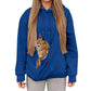 Hoodie gris avec poche, parfait pour le printemps