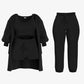 Ensemble de pyjama plié, montrant les différentes couleurs disponibles