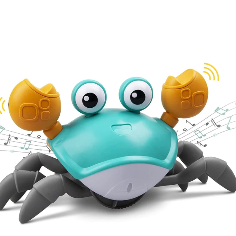 Jouet crabe interactif avec lumières et capteurs de mouvement