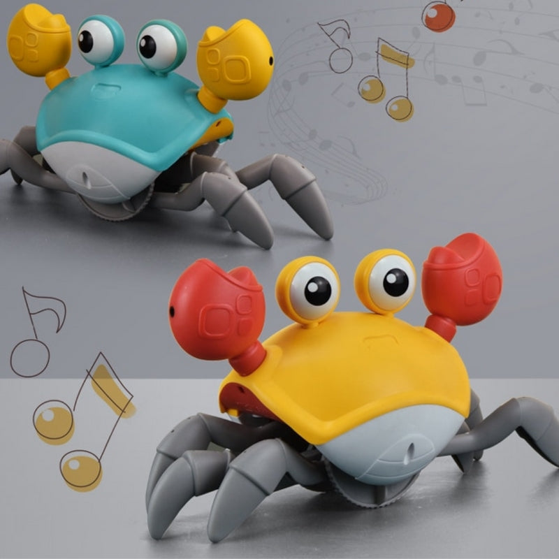 Jouet crabe avec effets sonores et design compact