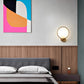 Applique murale avec cristaux suspendus et lumière chaude