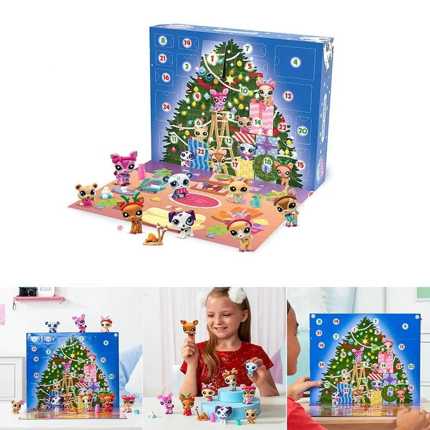 Calendrier de l'Avent avec figurines pour petits animaux