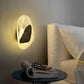 Applique murale en cristal vue de face, design scandinave
