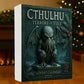 Gros plan sur un ornement Cthulhu en acrylique pour Halloween